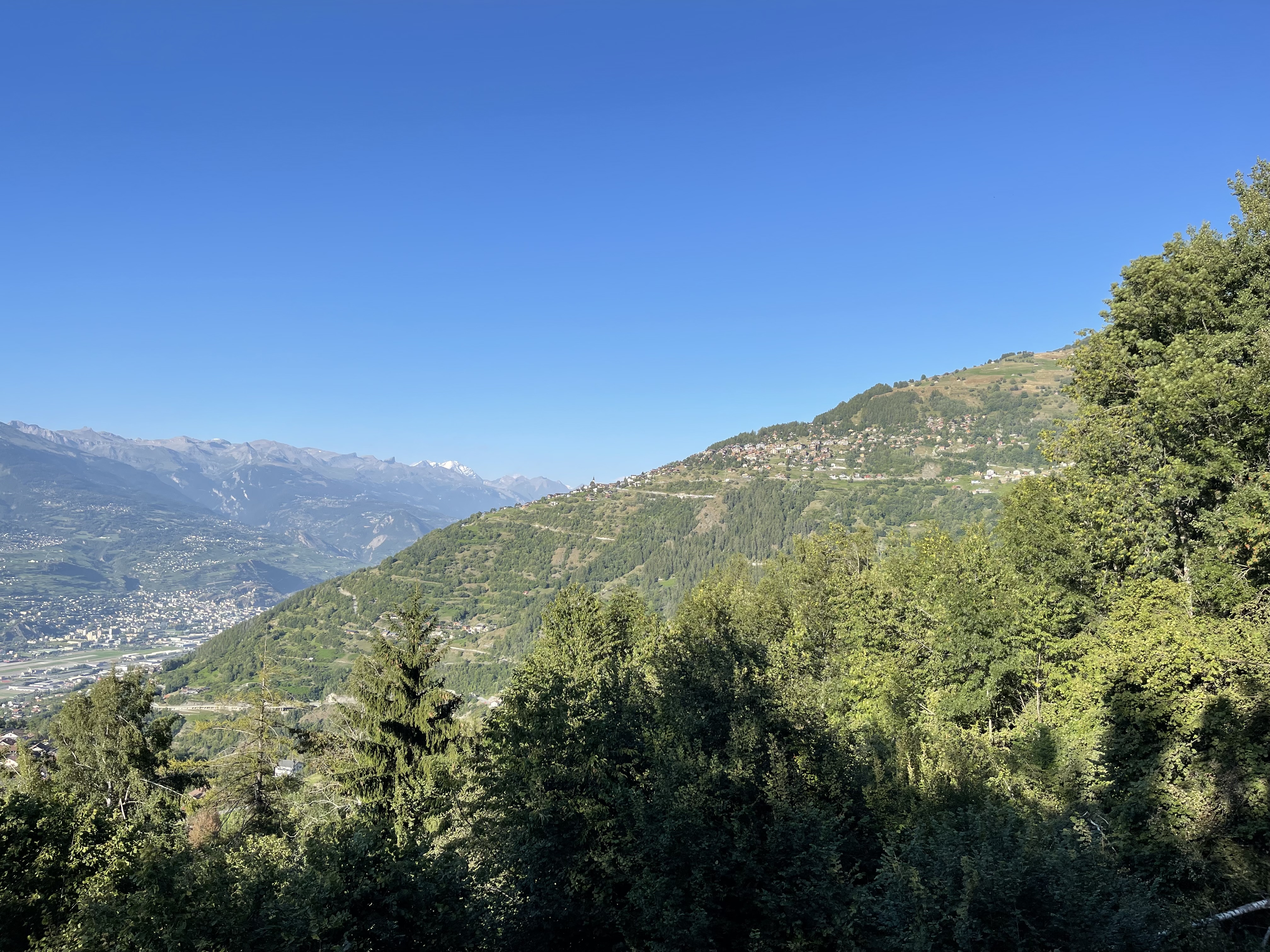 Uitzicht vanuit Les Bouillets